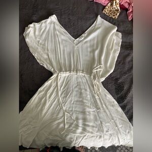 Roxy Cream Textured Top